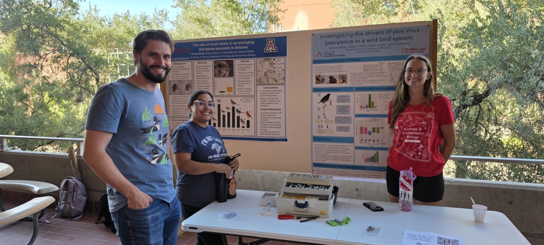 McNew Lab table